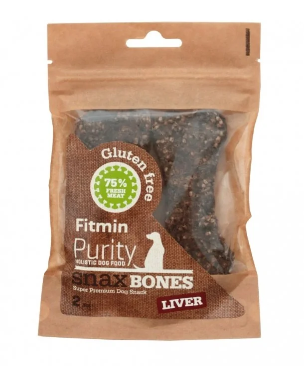 Fitmin Purity Snax Bones Játrová pochoutka pro psy 2 ks