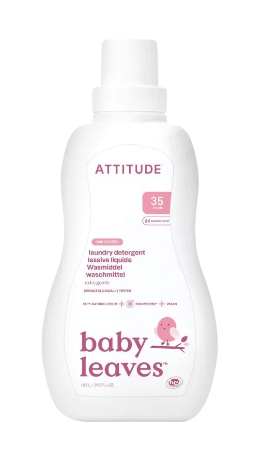 ATTITUDE Baby Leaves Prací gel pro děti bez vůně 1050 ml