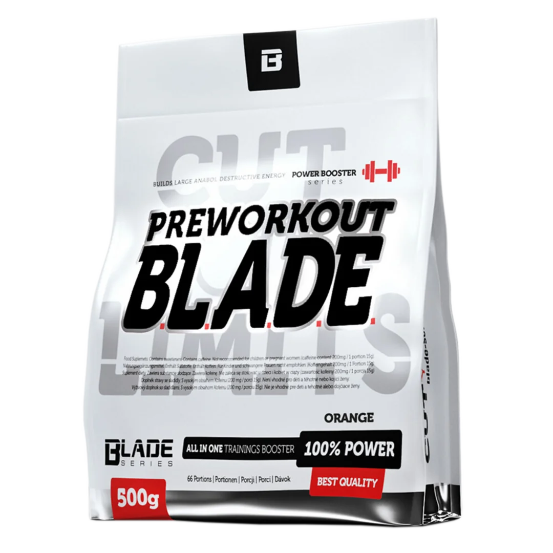 HiTec Nutrition BLADE Preworkout pump 500g - pomeranč