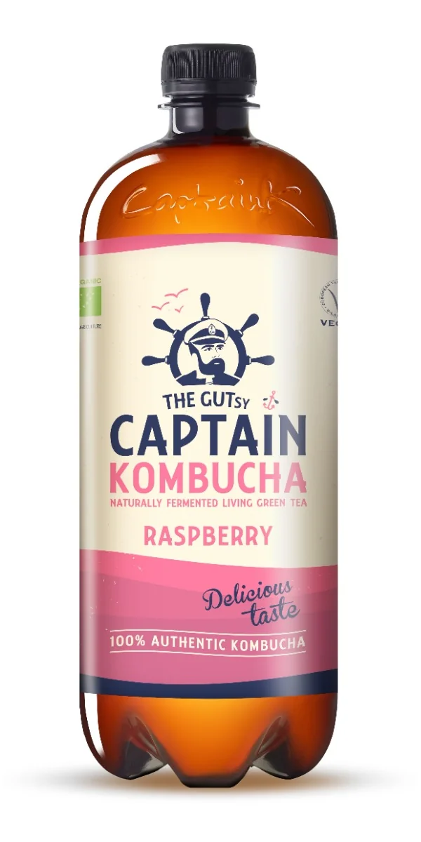 Captain Kombucha Malina BIO 1000 ml