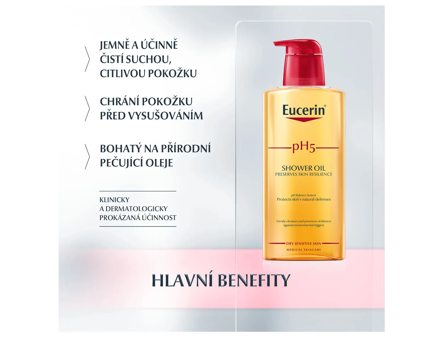 Eucerin Ph5 Sprchový olej 400 ml