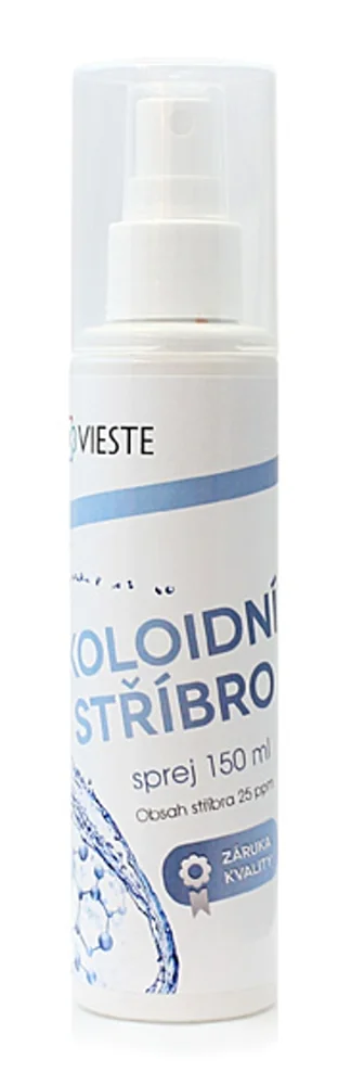 Vieste Koloidní stříbro 25 sprej 150 ml