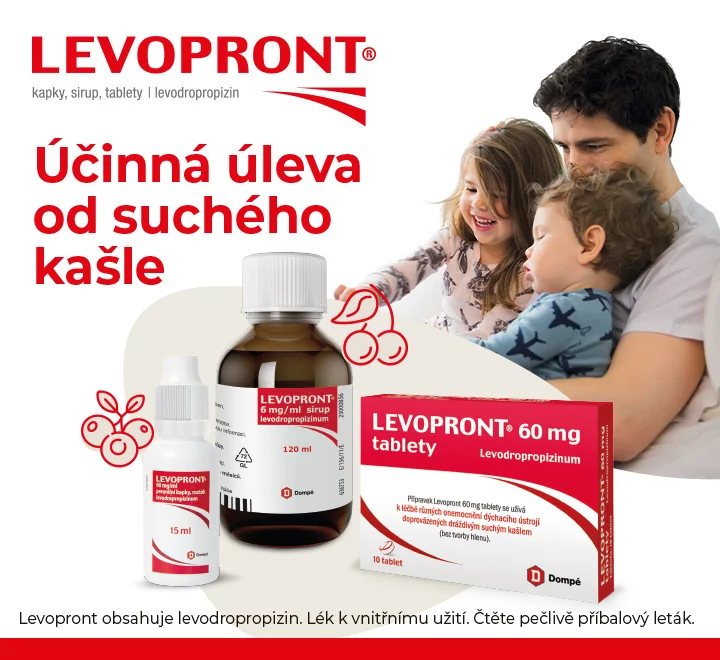 Levopront – účinná úleva od suchého kašle