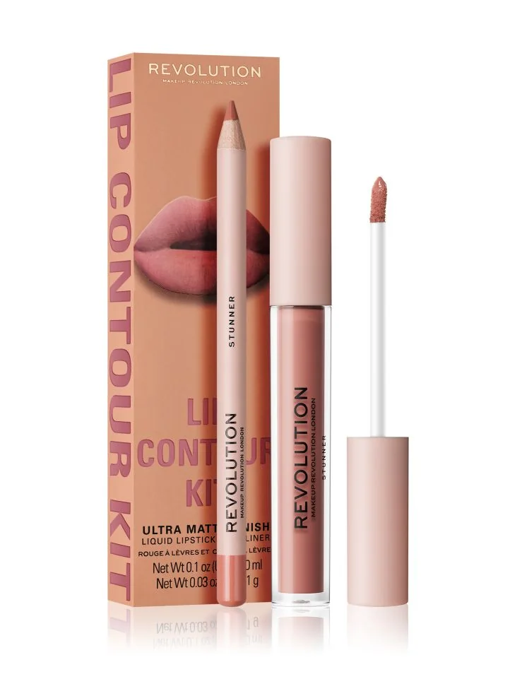 Makeup Revolution Lip Contour Kit Stunner sada na rty 2 ks