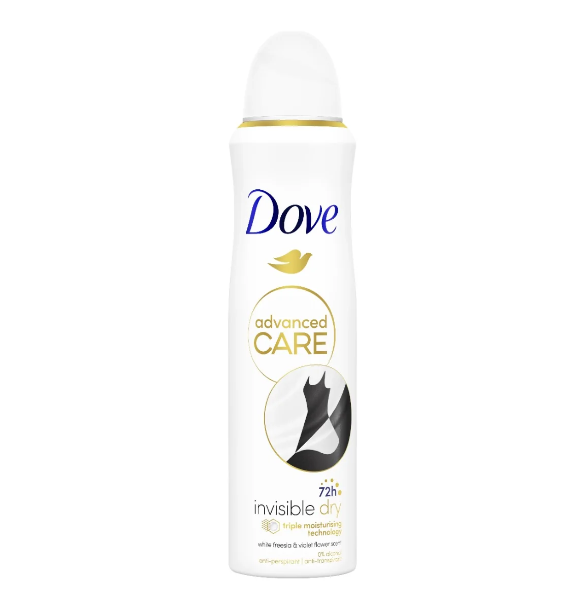 Dove Advanced Care Invisible Dry antiperspirant ve spreji 150 ml