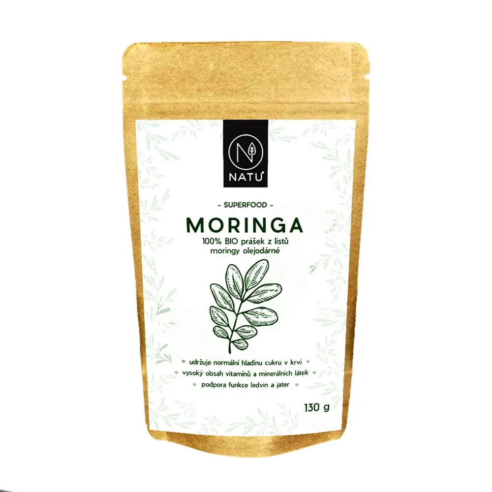 NATU Moringa BIO prášek 130 g