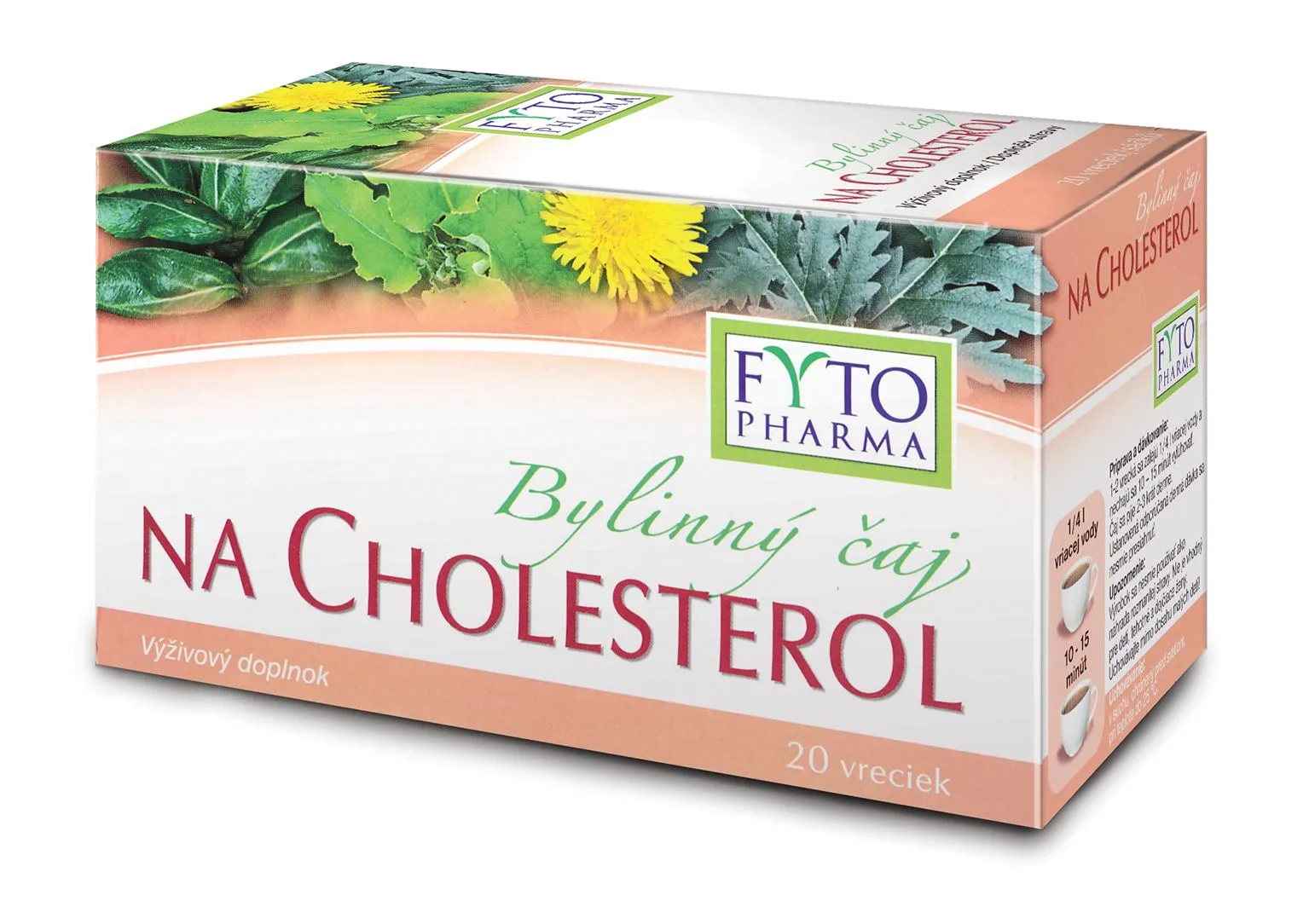 Fytopharma Bylinný čaj na cholesterol 20x1,25 g