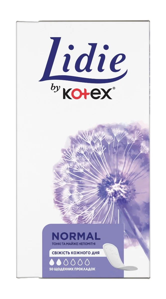 Lidie by Kotex Slip Normal slipové vložky 50 ks