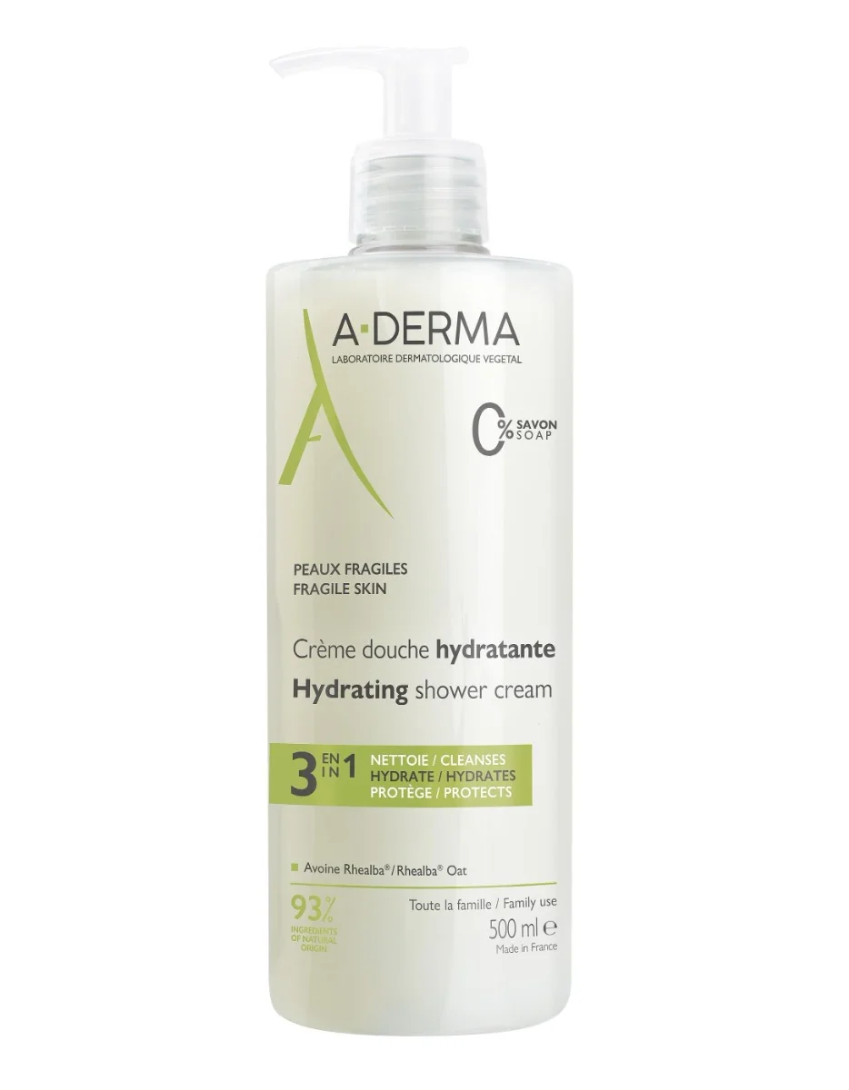 A-Derma Hydratační sprchový krém 500 ml