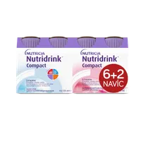 Nutridrink Compact 6+2 s příchutí neutral-jahoda