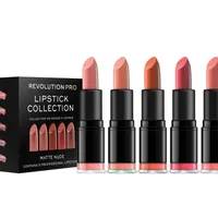 Makeup Revolution PRO Lipstick Collection Matte Nude
