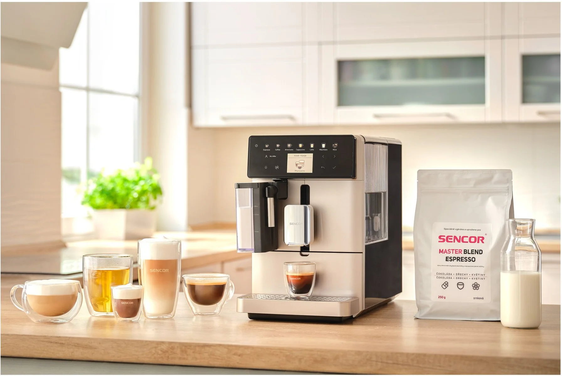 SENCOR SES 9350CH Espresso automatický kávovar