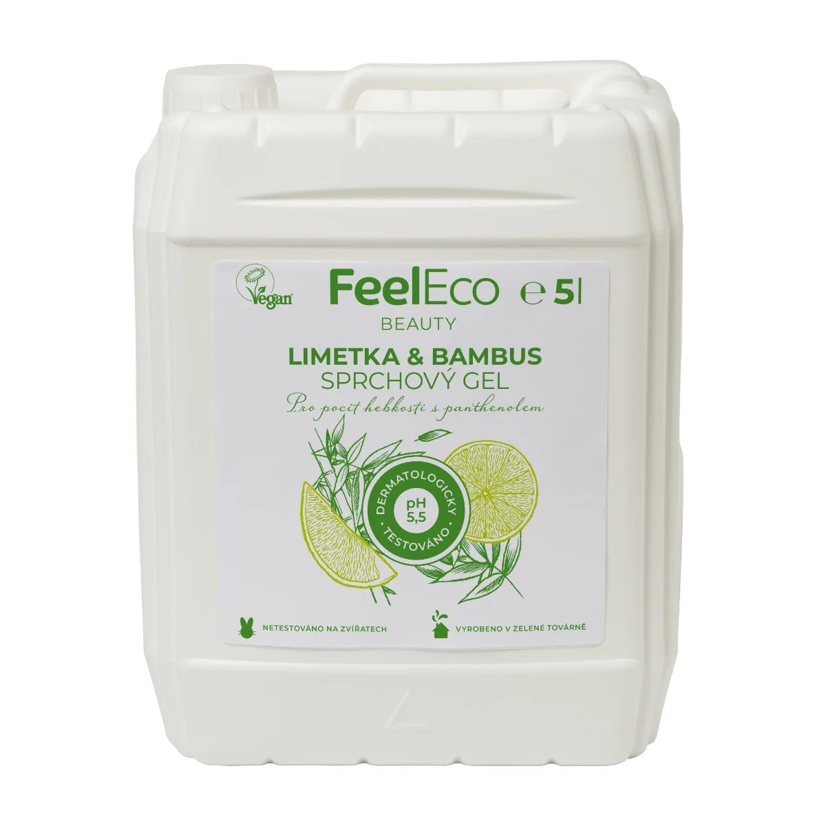 Feel Eco Sprchový gel Limetka & Bambus 5 l