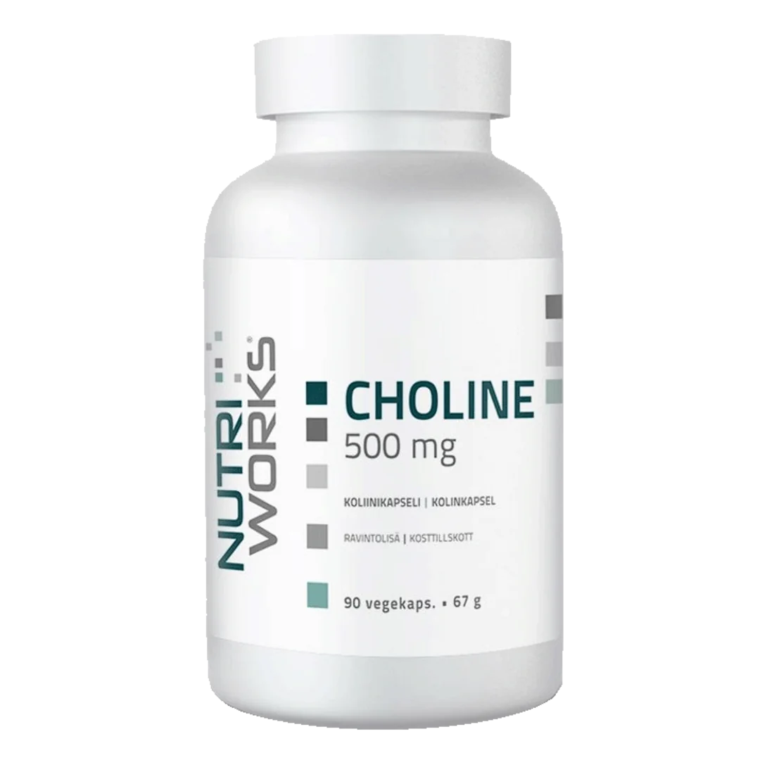 NutriWorks Choline 500mg - 90 kapslí