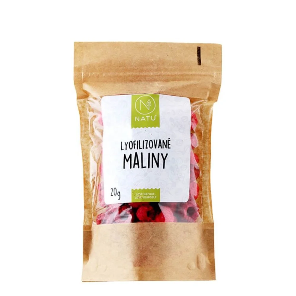 NATU Lyofilizované maliny 20 g