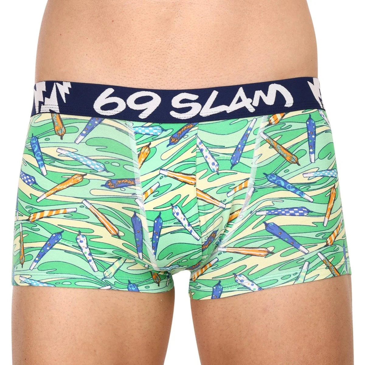 69SLAM Pánské boxerky hip bamboo vegan 420 eliyah (MHBVGN-BB) XL 