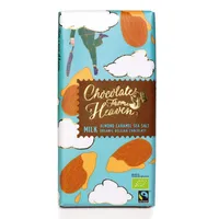 Chocolates from Heaven BIO mléčná čokoláda s karamelizovanými mandlemi a mořskou solí 37%