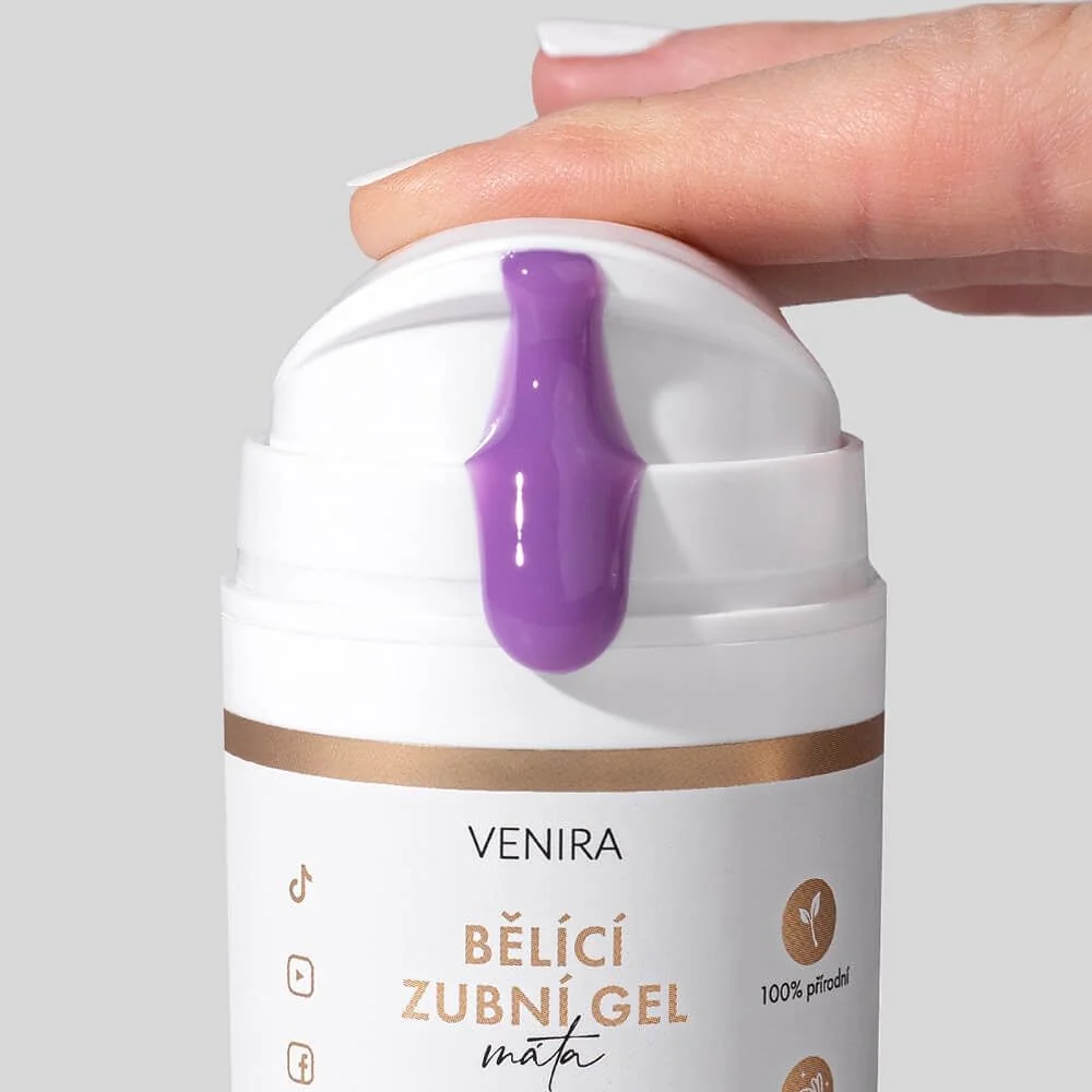 Venira Bělicí zubní gel máta 50 ml