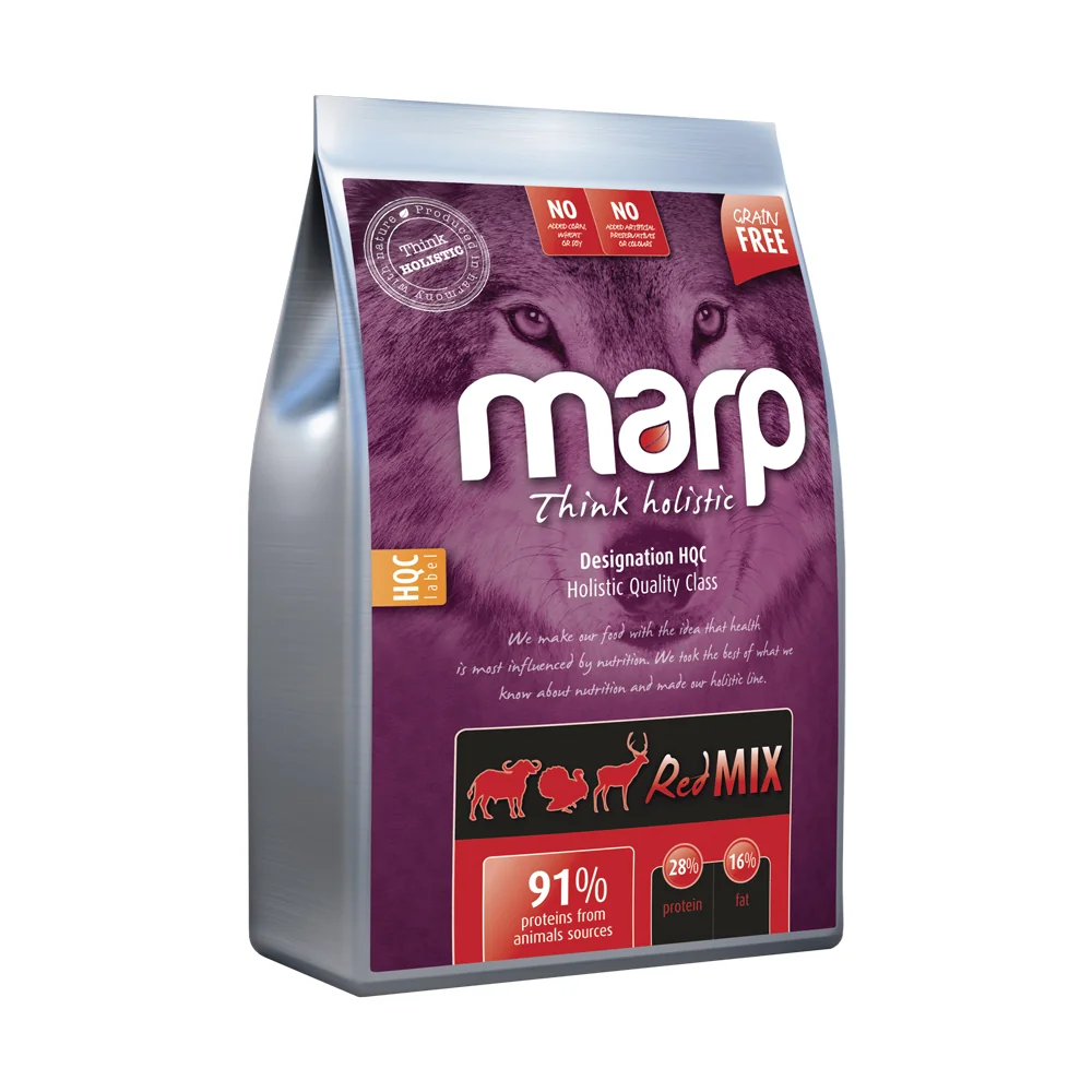 Marp Red Mix hovězí/krůtí/zvěřina bez obilovin krmivo pro psy 2 kg