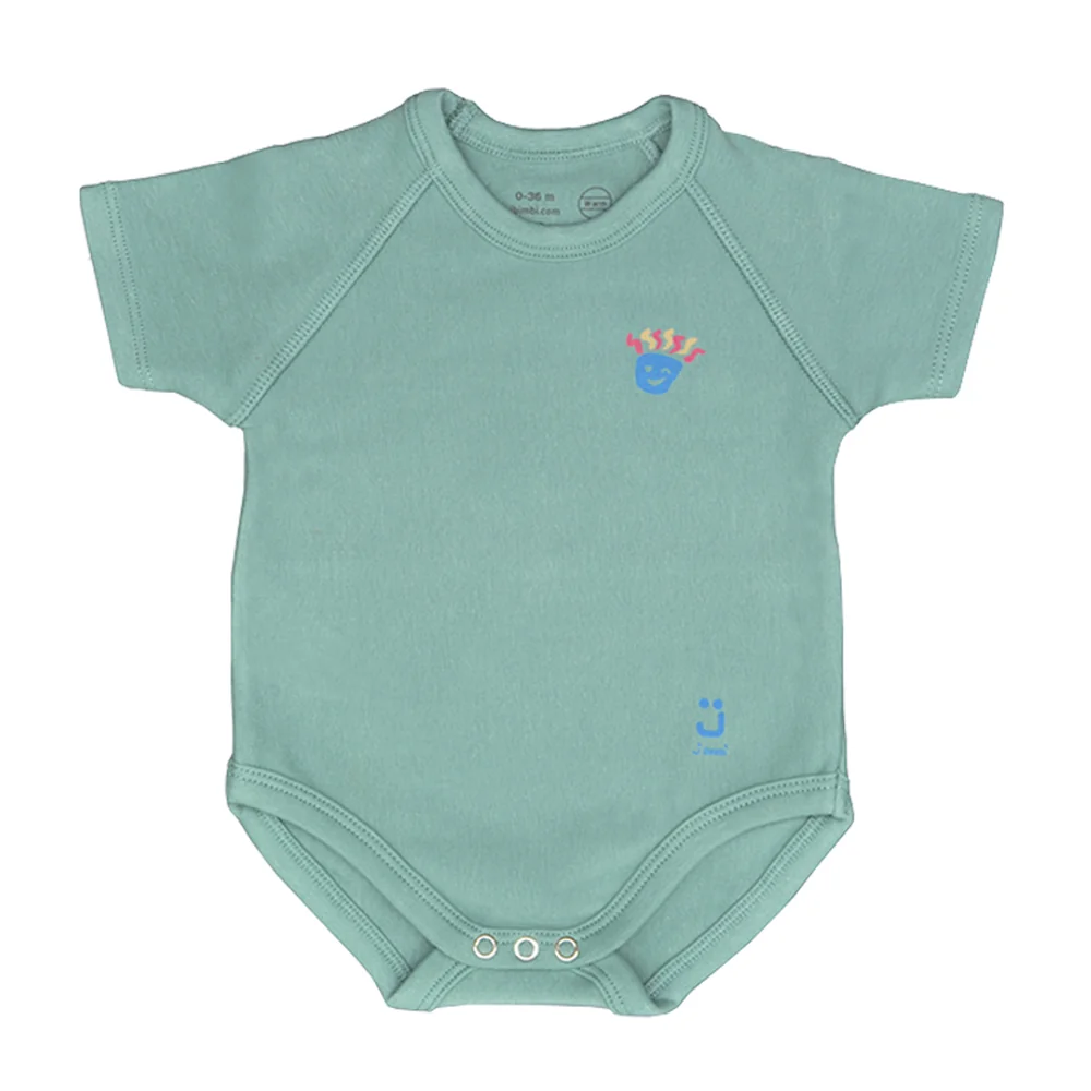 J BIMBI Warm Rostoucí body 0-36m 1 ks eucalyptus