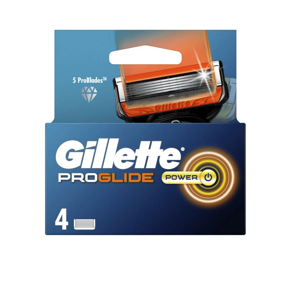 Gillette Fusion5 ProGlide Power náhradní hlavice 4 ks