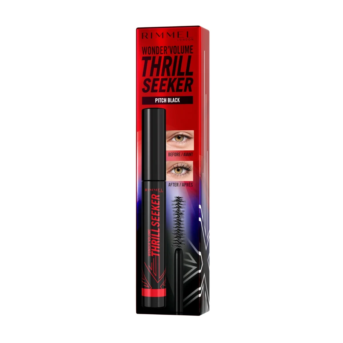 Rimmel WonderVolume Thrill Seeker řasenka černá 8 ml