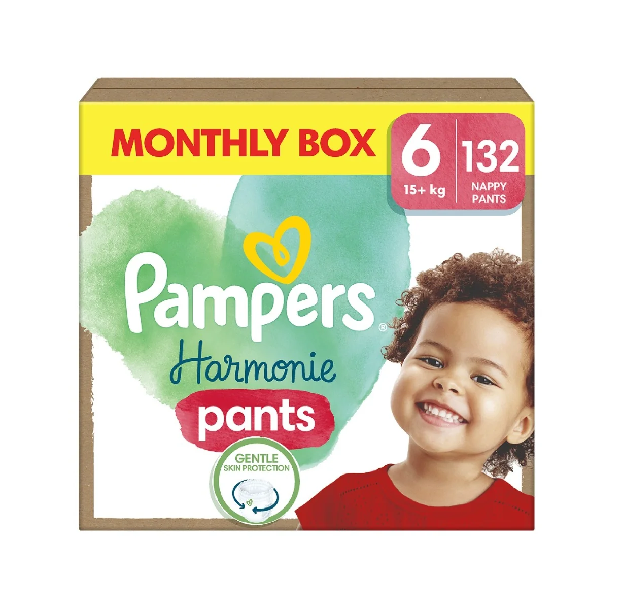 Pampers Harmonie vel. 6 15+ kg kalhotkové plenky 132 ks