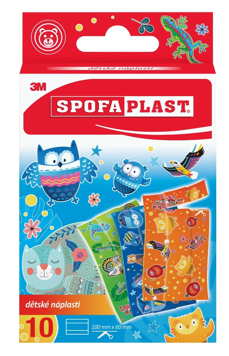 3M Spofaplast 117 Dětské náplasti 10 cm x 6 cm 10 ks