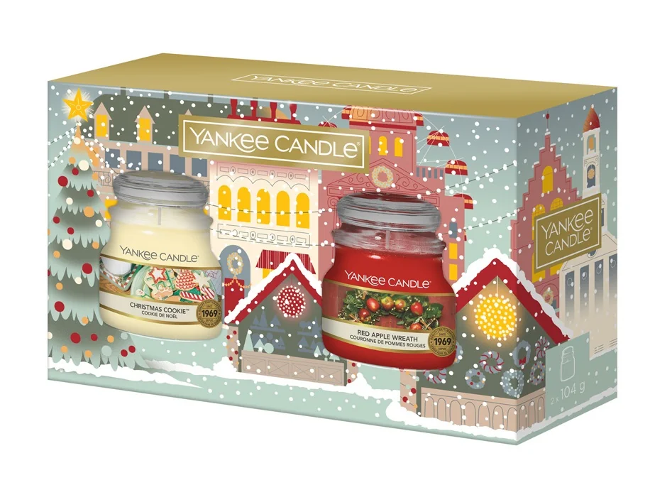 Yankee Candle Vonné střední svíčky ve skle dárková sada 2 ks