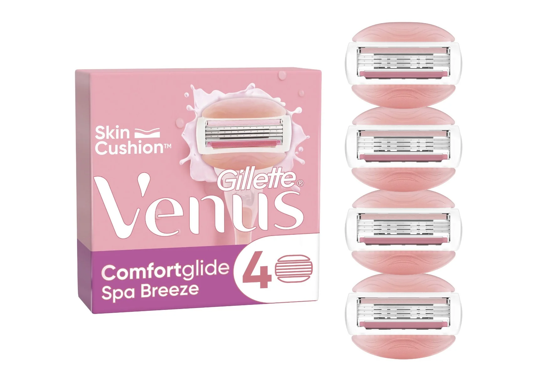 Gillette Venus ComfortGlide Spa Breeze náhradní hlavice 4 ks