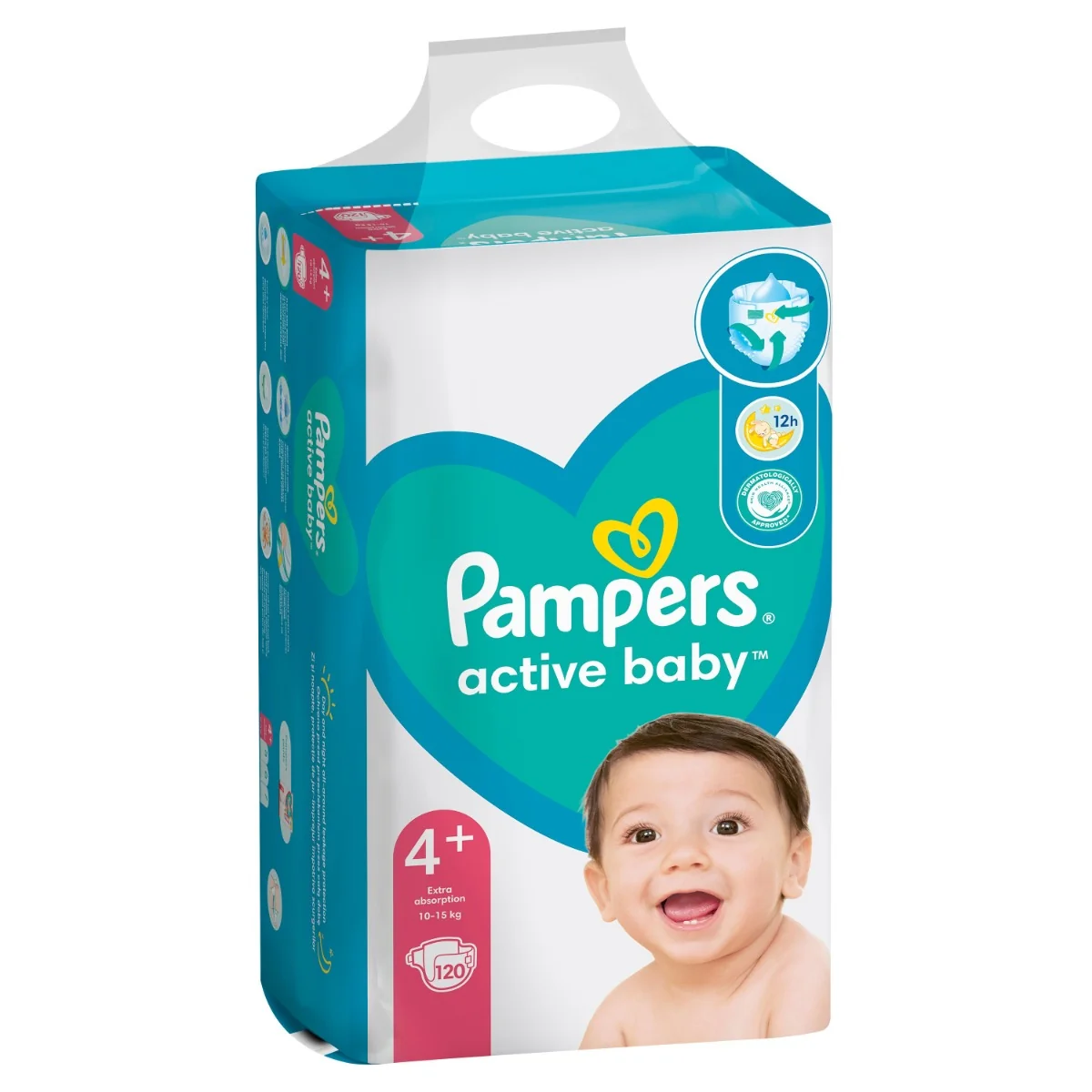 Pampers Active Baby Midi vel. 3 dětské pleny 208 ks