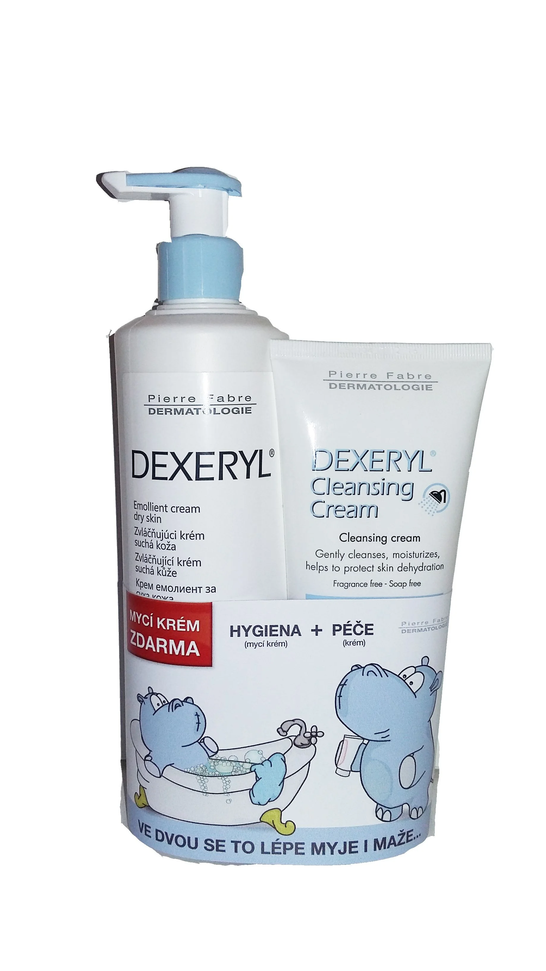 Dexeryl Krém 500g + Mycí krém 200ml