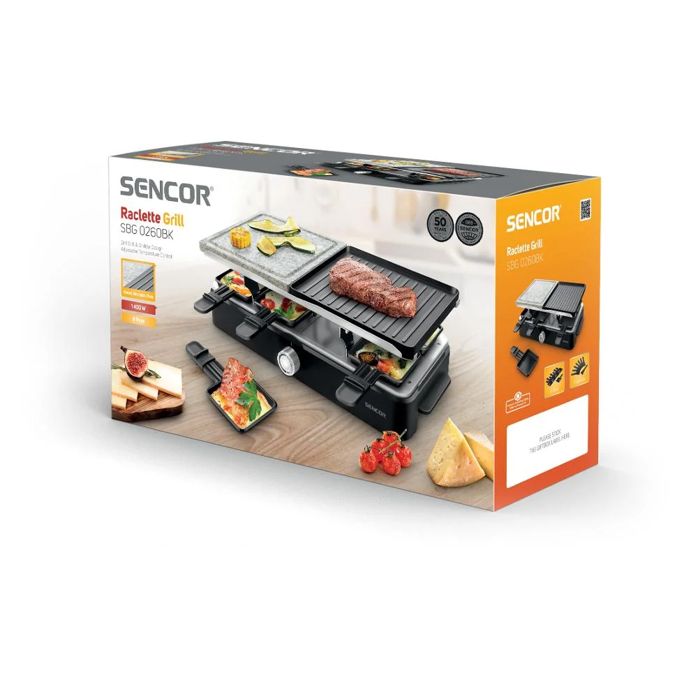 SENCOR SBG 0260BK raclette gril