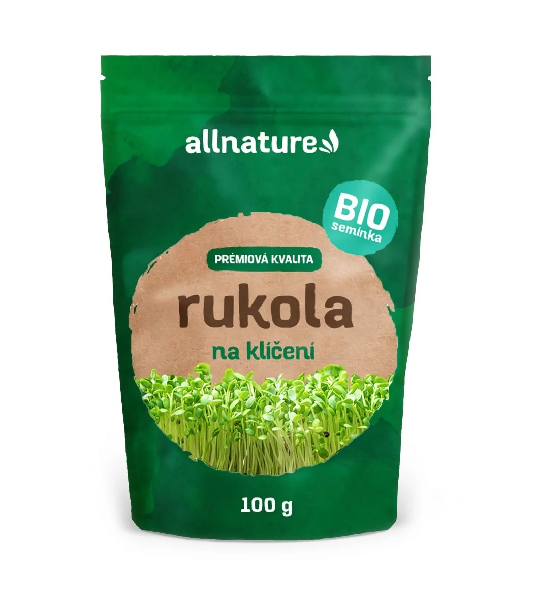 Allnature Semínka na klíčení rukola BIO 100 g