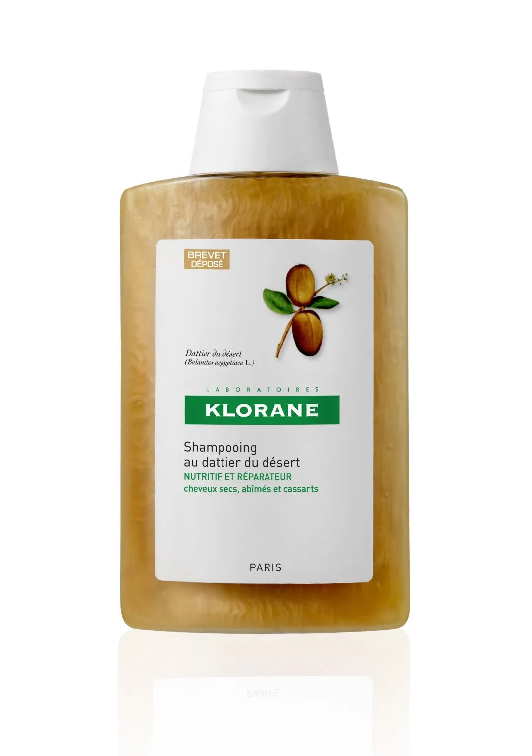 KLORANE Šampon na suché poškozené vlasy pouštní datle 200 ml