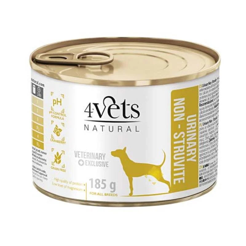 4vets NATURAL VETERINARY EXCLUSIVE URINARY SUPPORT 185g pro psy s onemocněním močov