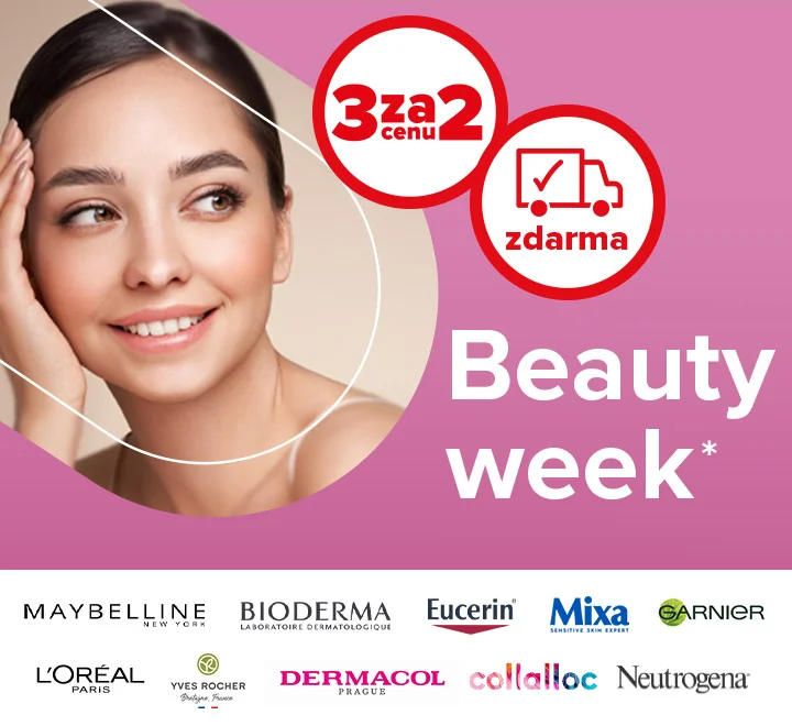 Beauty week. Doprava zdarma. Prodlužujeme slevy.