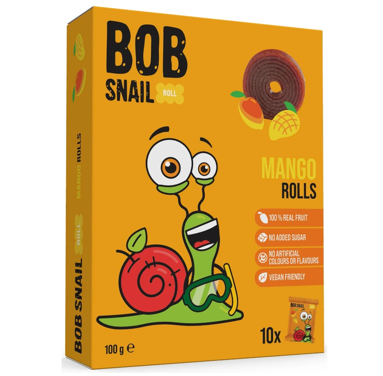 ŠNEK BOB Mango ovocné rolky 100 g