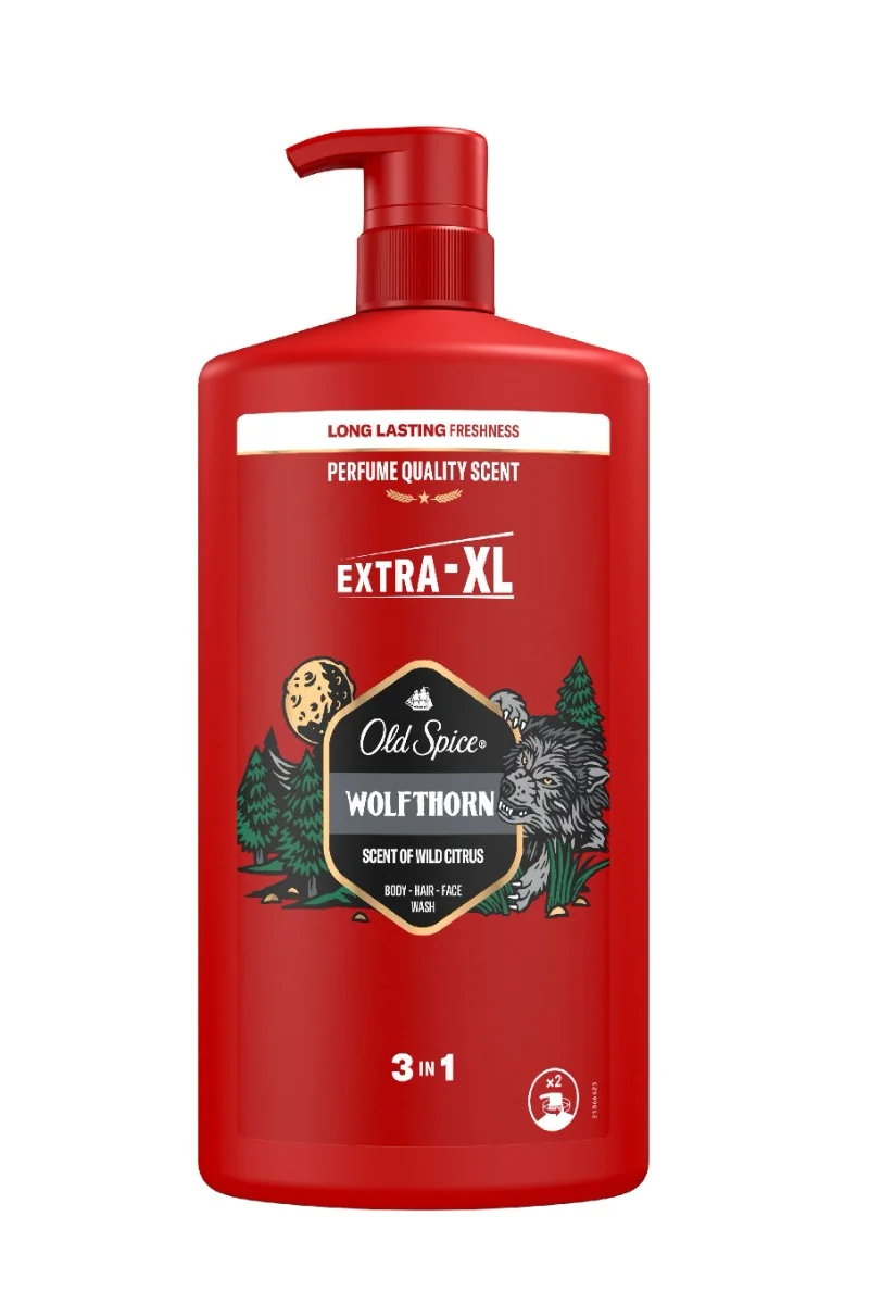 Old Spice Wolfthorn Pánský Sprchový gel a šampon 1000 ml