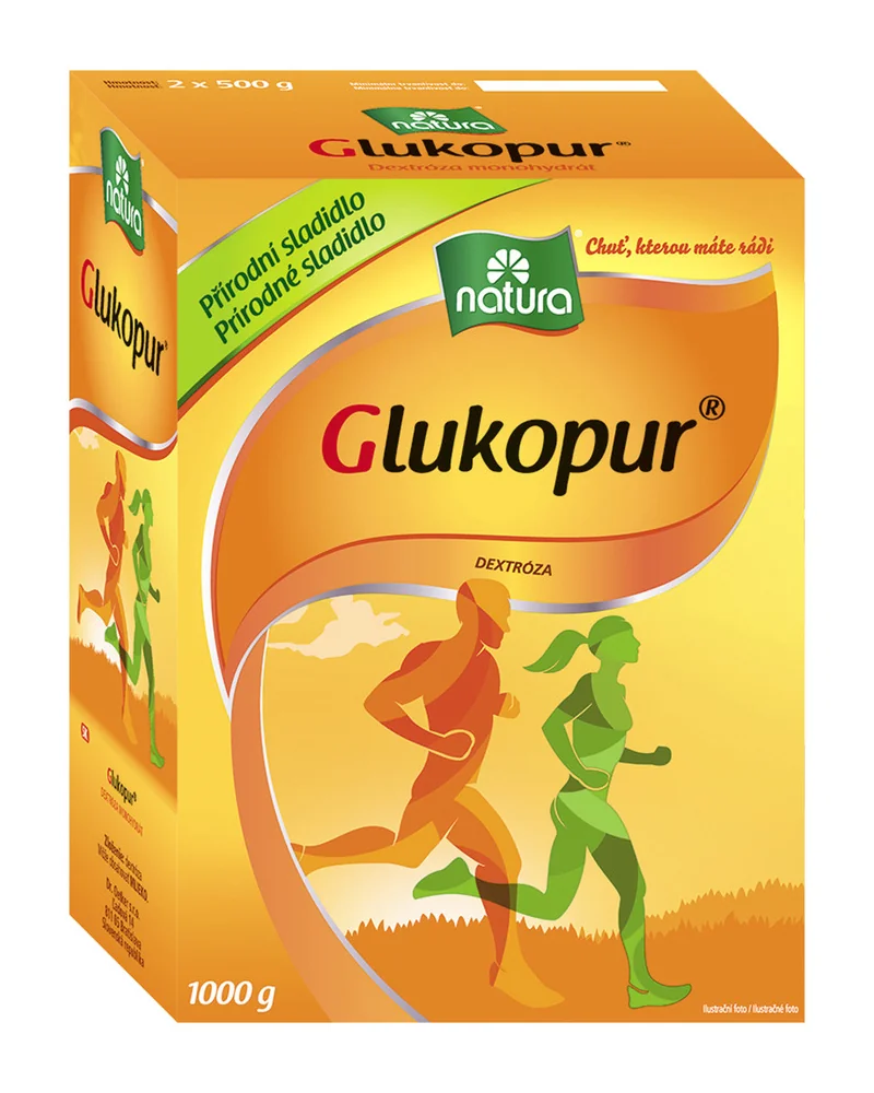 Natura Glukopur hroznový cukr 1000 g