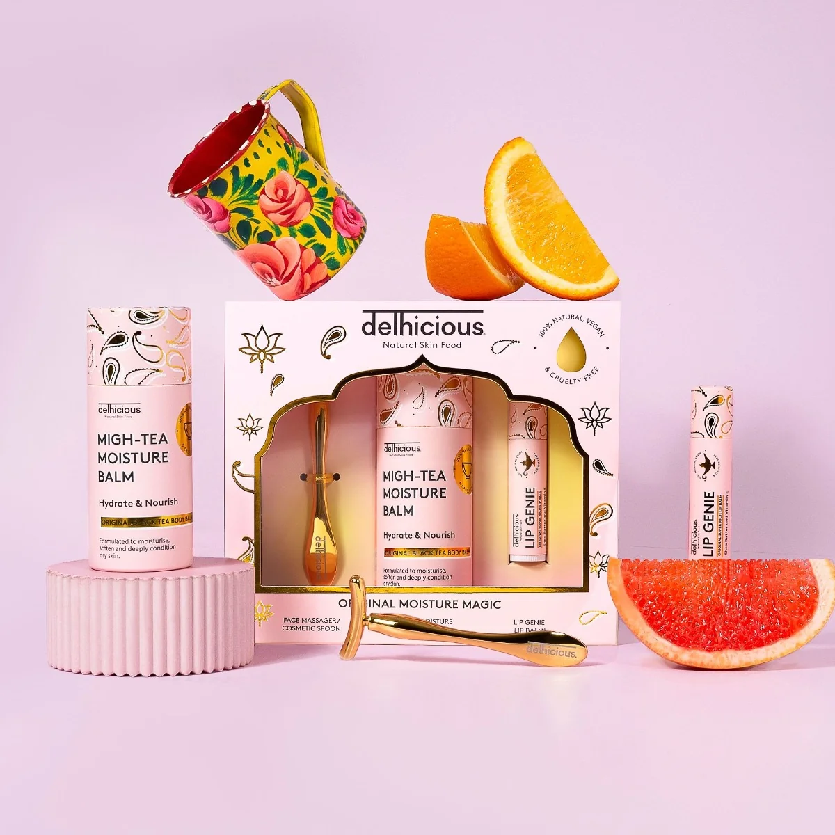 Delhicious Magic Moisture Gift Set dárková sada 3 ks