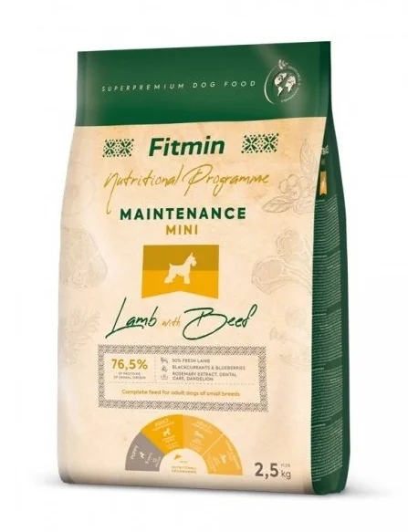 Fitmin Mini Maintenance Lamb with Beef granule pro malé psy 2,5 kg