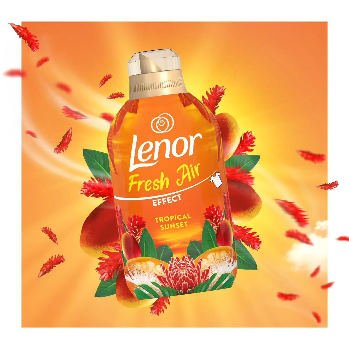 Lenor Fresh Air Aviváž Tropical Sunset 980 ml 70 praní