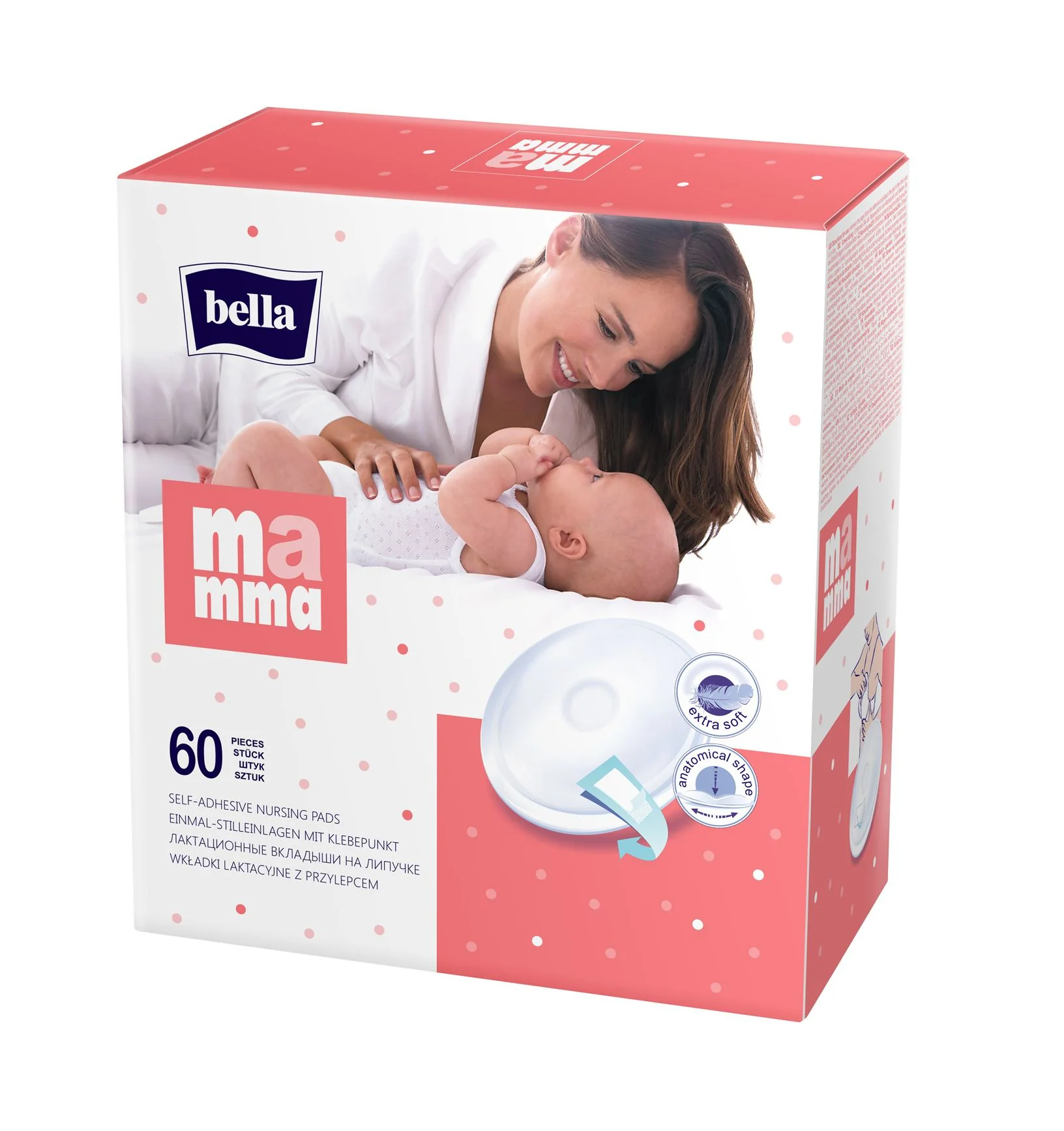 Bella Mamma Basic prsní vložky 60 ks