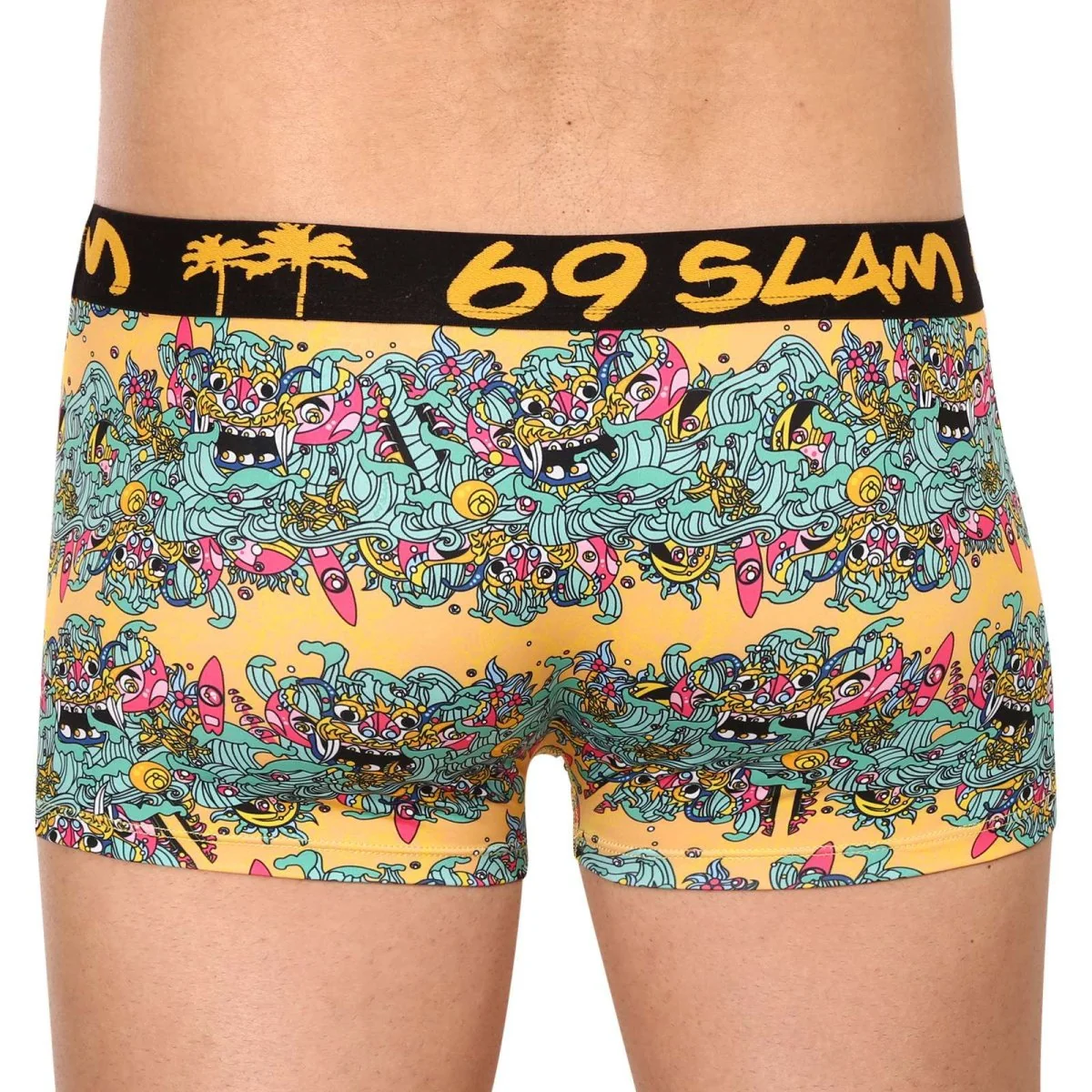 69SLAM Pánské boxerky hip island of paradise mason (MSYISP-PO) XL 