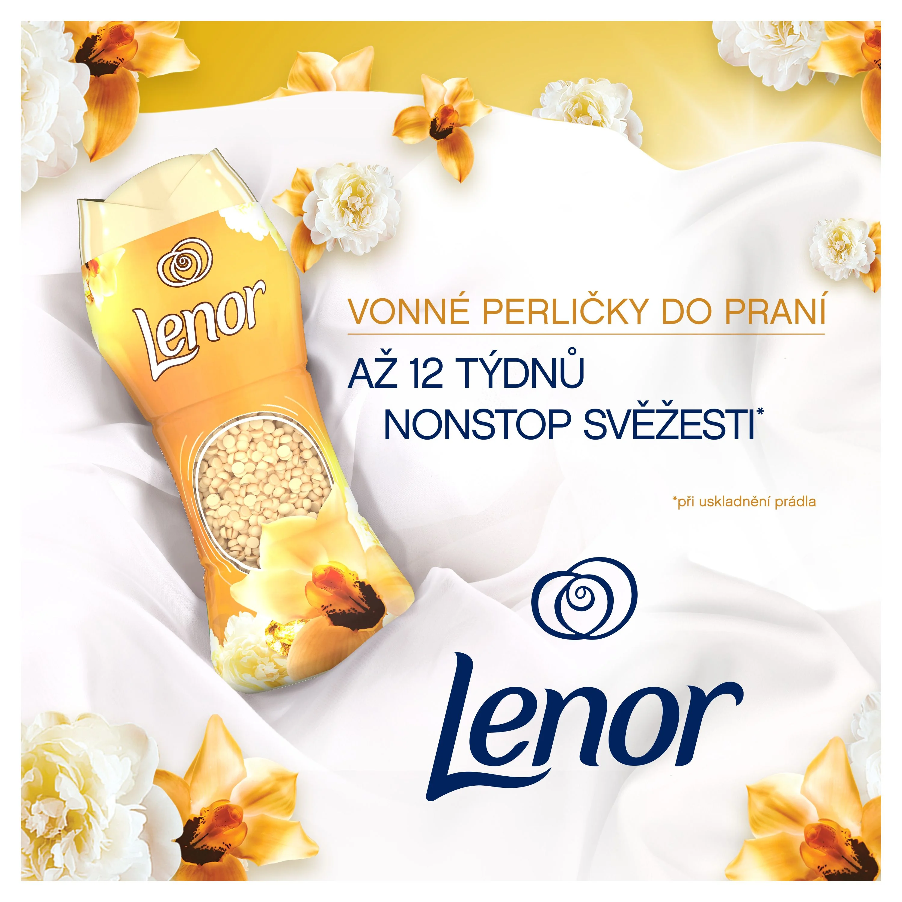 Lenor Vonné perličky Gold Orchid 210 g