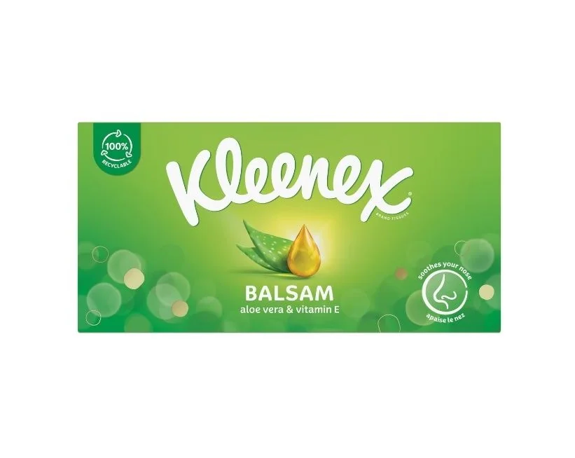 Kleenex Balsam Box papírové kapesníky 64 ks