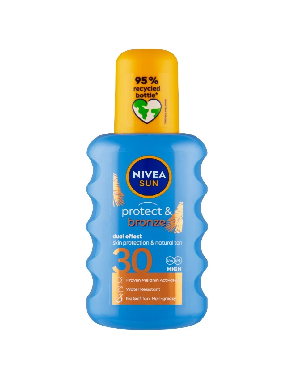 Nivea SUN Protect&Bronze OF30 intenzivní sprej na opalování 200 ml