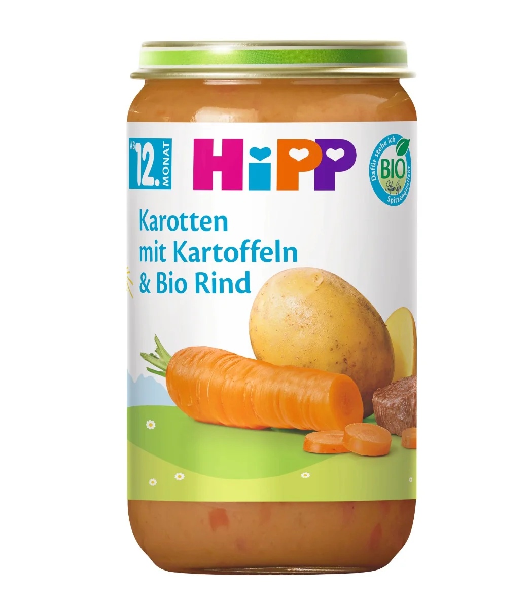 Hipp BIO Zeleninová směs s hovězím masem 250 g