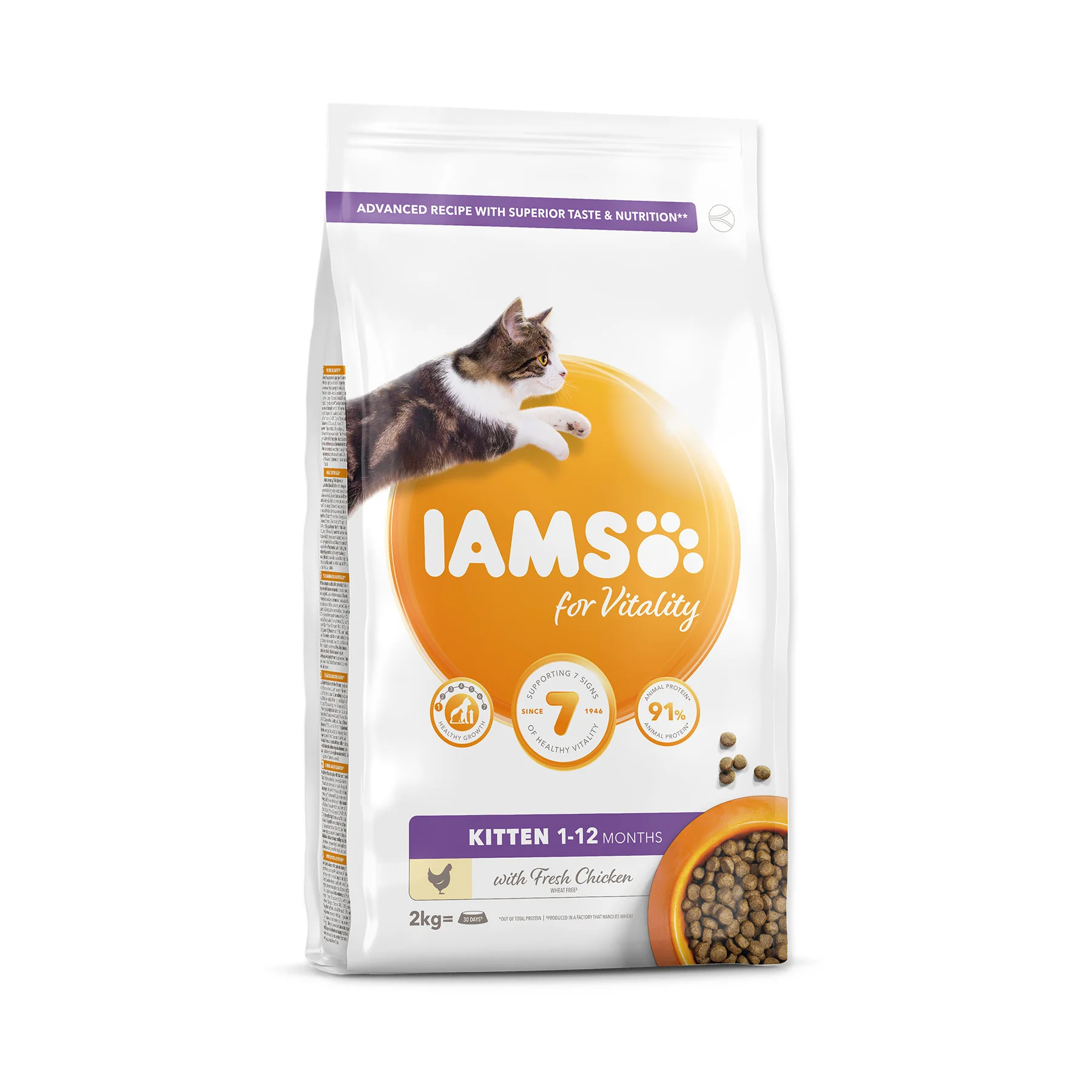 IAMS Cat Kitten Chicken granule 2 kg